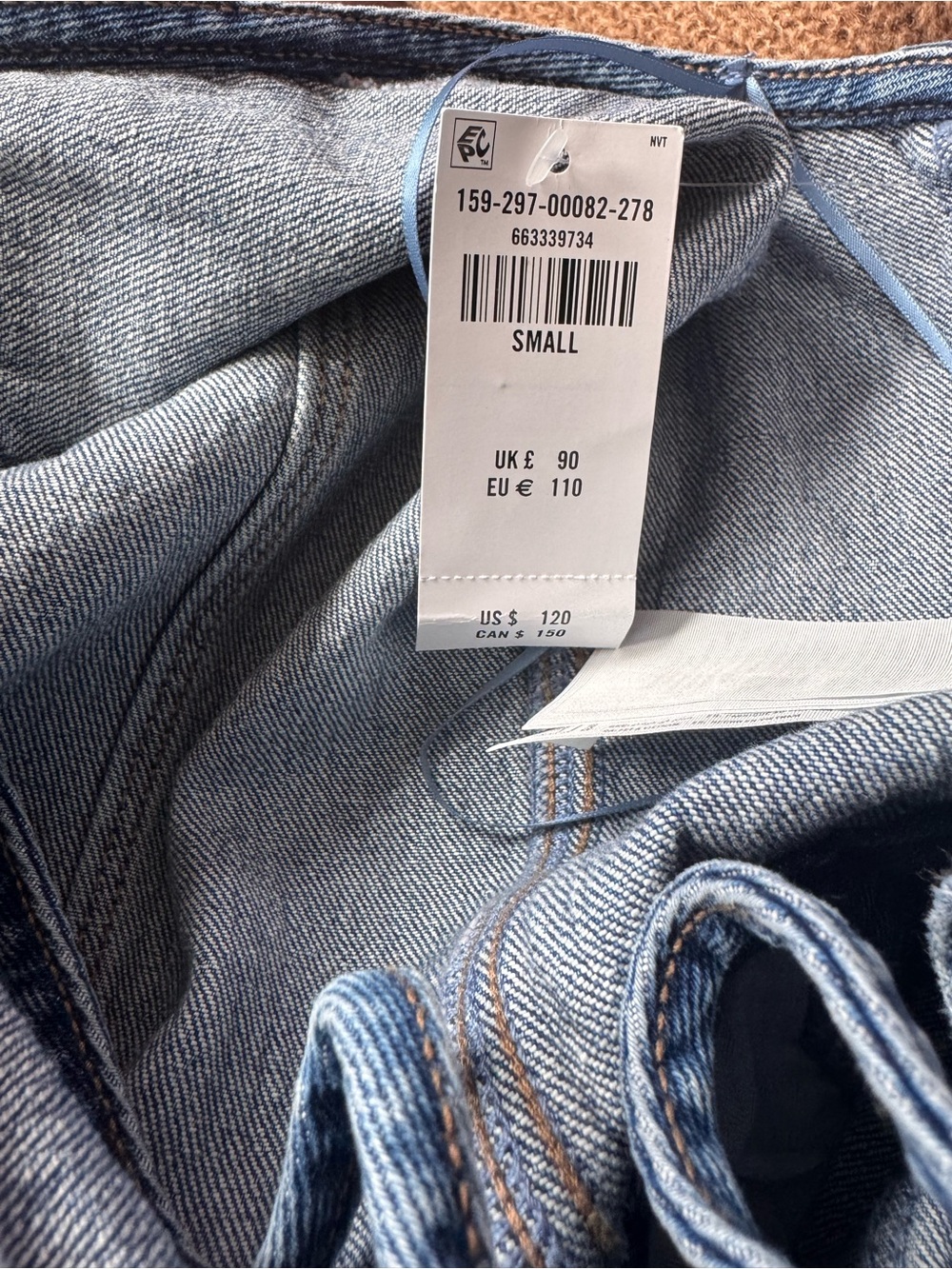 NWT Abercrombie & Fitch denim halter jumpsuit - Picture 4 of 5